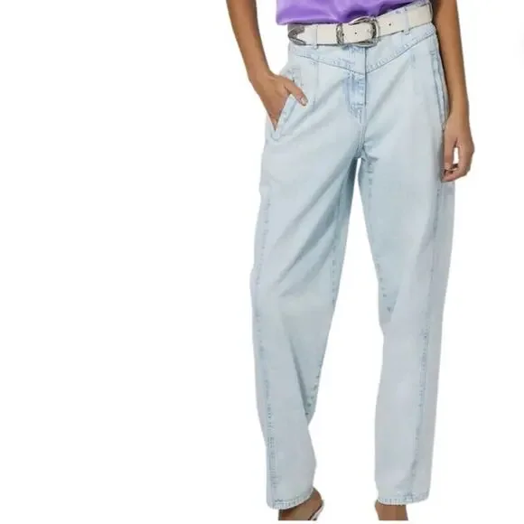 NWT - IRO Cadiere Snow Bleach High Waist Jeans